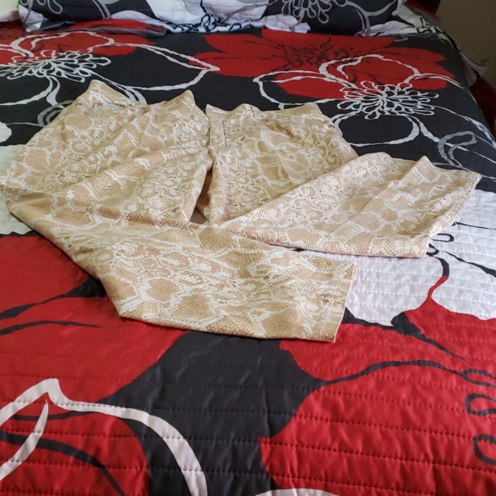 Escada Snake Skin Patterned Pants - image 3